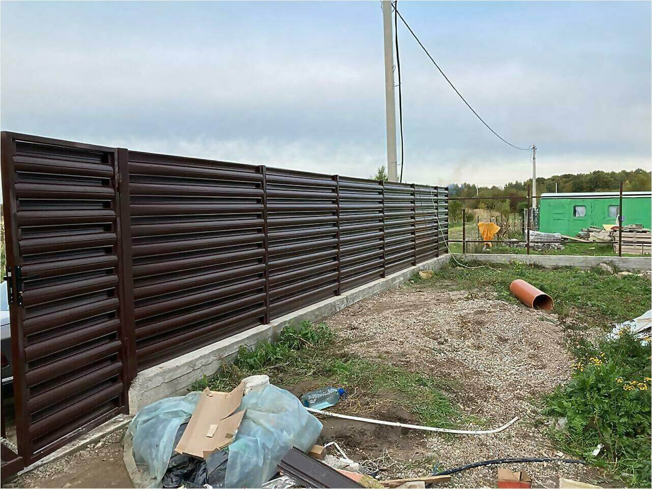 Забор из штакетника 85м фото6 в Ульяновске